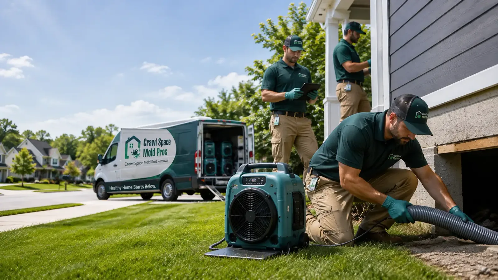 Crawl Space Mold Removal in Roxana, IL
